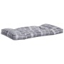 Kissen für Palettensofa, 2 Stück, grau kariertes Gewebe. von , Kissen für Stühle und Sofas - Ref: Foro24-360936, Preis: 49,33...