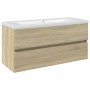 Badezimmermöbel-Set, 2-teilig, aus Keramik und Ingenieurholz von , Badezimmermöbel - Ref: Foro24-3307661, Preis: 301,46 €, Ra...