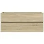 Set de muebles de baño 2 pzas cerámica y madera de ingeniería de , Muebles de baño - Ref: Foro24-3307661, Precio: 284,27 €, D...