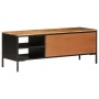 TV-Möbel aus massivem, grobem Mangoholz, 110x35x40 cm. von , CD- und DVD-Speicher - Ref: Foro24-376044, Preis: 210,65 €, Raba...