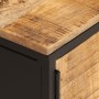TV-Möbel aus massivem, grobem Mangoholz, 110x35x40 cm. von , CD- und DVD-Speicher - Ref: Foro24-376044, Preis: 210,65 €, Raba...