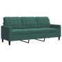 Sofagarnitur mit 4 Teilen, dunkelgrünes Samt und Kissen. von , Sofas - Ref: Foro24-3278363, Preis: 770,09 €, Rabatt: %