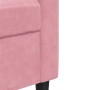 Juego de sofás con cojines 4 piezas terciopelo rosa by , Sofas - Ref: Foro24-3278444, Price: 796,93 €, Discount: %