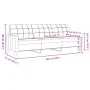Juego de sofás con cojines 4 piezas terciopelo rosa by , Sofas - Ref: Foro24-3278444, Price: 782,35 €, Discount: %