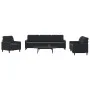 Juego de sofás con cojines 4 piezas terciopelo negro by , Sofas - Ref: Foro24-3278446, Price: 709,64 €, Discount: %