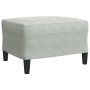 Juego de sofás con cojines 4 piezas terciopelo gris claro by , Sofas - Ref: Foro24-3278361, Price: 618,37 €, Discount: %