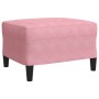 Dreiteiliges Sofaset mit rosa Samtkissen. von , Sofas - Ref: Foro24-3278404, Preis: 609,94 €, Rabatt: %