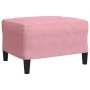 Juego de sofás con cojines 3 piezas terciopelo rosa by , Sofas - Ref: Foro24-3278404, Price: 598,14 €, Discount: %