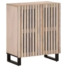 Aparador de madera maciza de mango 60x34x75 cm by , Lockers and storage cabinets - Ref: Foro24-377449, Price: 112,94 €, Disco...