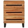 Massiver Akazienholz-Nachttisch 50x34x62 cm von , Nachttische - Ref: Foro24-377482, Preis: 100,81 €, Rabatt: %