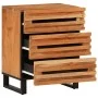 Massiver Akazienholz-Nachttisch 50x34x62 cm von , Nachttische - Ref: Foro24-377482, Preis: 100,81 €, Rabatt: %