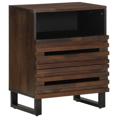 Mesita de noche madera maciza de mango 50x34x62 cm von , Nachttische - Ref: Foro24-377489, Preis: 78,36 €, Rabatt: %