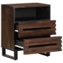 Mesita de noche madera maciza de mango 50x34x62 cm by , Nightstands - Ref: Foro24-377489, Price: 78,36 €, Discount: %