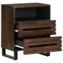 Mesita de noche madera maciza de mango 50x34x62 cm von , Nachttische - Ref: Foro24-377489, Preis: 78,36 €, Rabatt: %