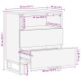 Mesita de noche madera maciza de mango 50x34x62 cm by , Nightstands - Ref: Foro24-377489, Price: 78,36 €, Discount: %