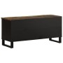 Mueble de TV madera maciza de acacia 100x34x46 cm de , Almacenamiento para CD y DVD - Ref: Foro24-377518, Precio: 72,36 €, De...