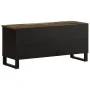 Mueble de TV madera maciza de acacia 100x34x46 cm von , CD- und DVD-Speicher - Ref: Foro24-377518, Preis: 71,77 €, Rabatt: %