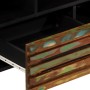 Mueble de TV madera maciza de acacia 100x34x46 cm de , Almacenamiento para CD y DVD - Ref: Foro24-377518, Precio: 72,36 €, De...