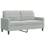 Juego de sofás con cojines 3 piezas terciopelo gris claro by , Sofas - Ref: Foro24-3278501, Price: 552,95 €, Discount: %