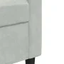 Juego de sofás con cojines 3 piezas terciopelo gris claro by , Sofas - Ref: Foro24-3278501, Price: 552,95 €, Discount: %