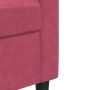 Juego de sofás con cojines 3 piezas terciopelo rojo tinto von , Sofas - Ref: Foro24-3278375, Preis: 665,75 €, Rabatt: %