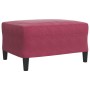 Juego de sofás con cojines 4 piezas terciopelo rojo tinto by , Sofas - Ref: Foro24-3278465, Price: 736,06 €, Discount: %