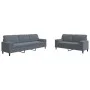Zweiteiliges Sofaset mit dunkelgrauen Samtkissen. von , Sofas - Ref: Foro24-3278492, Preis: 500,20 €, Rabatt: %