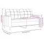 Zweiteiliges Sofaset mit dunkelgrauen Samtkissen. von , Sofas - Ref: Foro24-3278492, Preis: 500,20 €, Rabatt: %