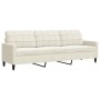 Zweiteiliges Sofaset mit cremefarbenen Samtkissen. von , Sofas - Ref: Foro24-3278499, Preis: 598,35 €, Rabatt: %