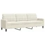 Zweiteiliges Sofaset mit cremefarbenen Samtkissen. von , Sofas - Ref: Foro24-3278499, Preis: 588,96 €, Rabatt: %