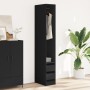 Armario de madera de ingeniería negro 30x50x200 cm by , Wardrobes - Ref: Foro24-3307739, Price: 127,97 €, Discount: %