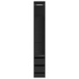 Armario de madera de ingeniería negro 30x50x200 cm de , Armarios roperos - Ref: Foro24-3307739, Precio: 131,06 €