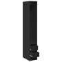 Armario de madera de ingeniería negro 30x50x200 cm by , Wardrobes - Ref: Foro24-3307739, Price: 127,97 €, Discount: %