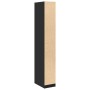 Armario de madera de ingeniería negro 30x50x200 cm by , Wardrobes - Ref: Foro24-3307739, Price: 127,97 €, Discount: %