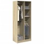 Armario de madera de ingeniería roble Sonoma 80x50x200 cm de , Armarios roperos - Ref: Foro24-3307758, Precio: 167,79 €