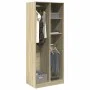 Ingenieurholzschrank Eiche Sonoma 80x50x200 cm von , Kleiderschränke - Ref: Foro24-3307758, Preis: 158,51 €, Rabatt: %