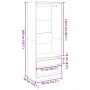 Armario de madera de ingeniería blanco 80x50x200 cm de , Armarios roperos - Ref: Foro24-3307747, Precio: 189,00 €, Descuento: %