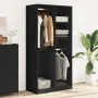 Armario de madera contrachapada negro 100x50x200 cm by , Wardrobes - Ref: Foro24-3307766, Price: 187,33 €, Discount: %