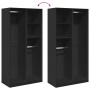 Schwarzer Sperrholzschrank 100x50x200 cm von , Kleiderschränke - Ref: Foro24-3307766, Preis: 190,30 €, Rabatt: %