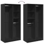 Schwarzer Sperrholzschrank 100x50x200 cm von , Kleiderschränke - Ref: Foro24-3307766, Preis: 187,02 €, Rabatt: %