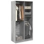 Grauer Schrank aus 100x50x200 cm Sonoma-Sperrholz von , Kleiderschränke - Ref: Foro24-3307770, Preis: 156,82 €, Rabatt: %