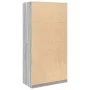 Armario de madera contrachapada gris Sonoma 100x50x200 cm de , Armarios roperos - Ref: Foro24-3307770, Precio: 154,59 €, Desc...