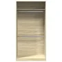 Armario madera contrachapada color roble Sonoma 100x50x200 cm de , Armarios roperos - Ref: Foro24-3307803, Precio: 172,81 €, ...