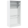 Weißer Sperrholzschrank 100x50x200 cm von , Kleiderschränke - Ref: Foro24-3307801, Preis: 213,44 €, Rabatt: %