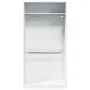 Weißer Sperrholzschrank 100x50x200 cm von , Kleiderschränke - Ref: Foro24-3307801, Preis: 213,83 €, Rabatt: %