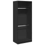Armario de madera de ingeniería negro 80x50x200 cm de , Armarios roperos - Ref: Foro24-3307793, Precio: 152,54 €, Descuento: %