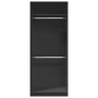 Schwarzer Holzschrank aus Ingenieurholz 80x50x200 cm von , Kleiderschränke - Ref: Foro24-3307793, Preis: 153,88 €, Rabatt: %