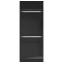 Schwarzer Holzschrank aus Ingenieurholz 80x50x200 cm von , Kleiderschränke - Ref: Foro24-3307793, Preis: 152,54 €, Rabatt: %