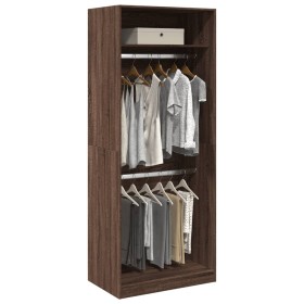 Ingenieurholzschrank in Eichenbraun 80x50x200 cm von , Kleiderschränke - Ref: Foro24-3307798, Preis: 147,29 €, Rabatt: %