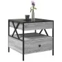 Mitteltisch mit Infinity LED in Grau Sonoma 50x50x51 cm von , Couchtisch - Ref: Foro24-847715, Preis: 88,49 €, Rabatt: %